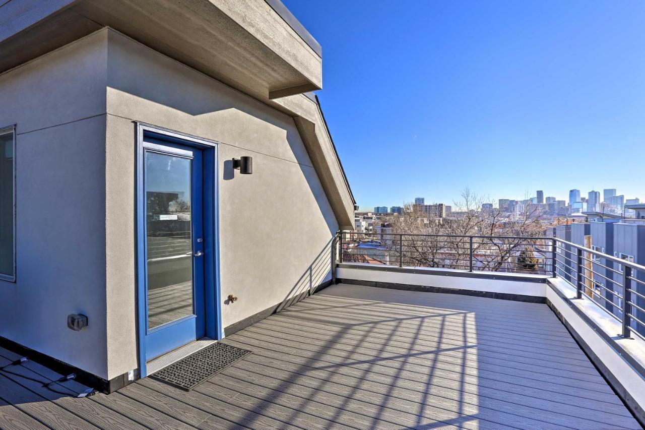 Denver Townhome With Rooftop Deck Walk To Mile High Экстерьер фото